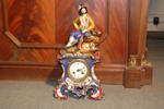 19th c. porcelain clock